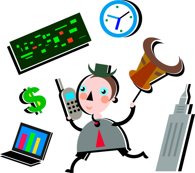 787x700 Investor Places Buy Order On Wall Street