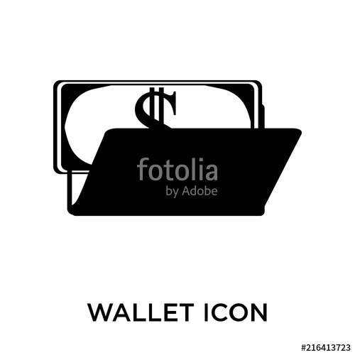 500x500 Wallet Icons Isolated On White Background Modern And Editable