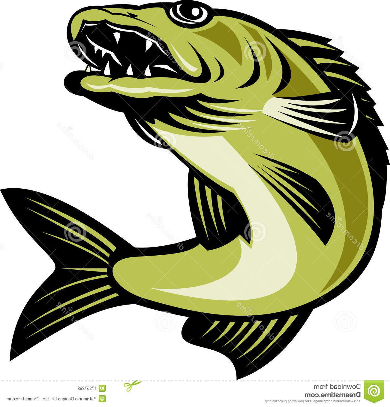 1300x1355 Unique Walleye Fishing Graphics Vector Design Vector Images Design