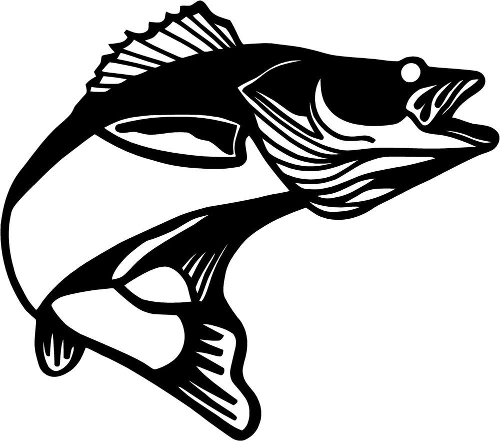 1000x881 Walleye Clipart Group With Items
