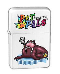 241x300 Pot Smoking Pals Walrus Vector Kgm Thunderbird Vintage Lighter