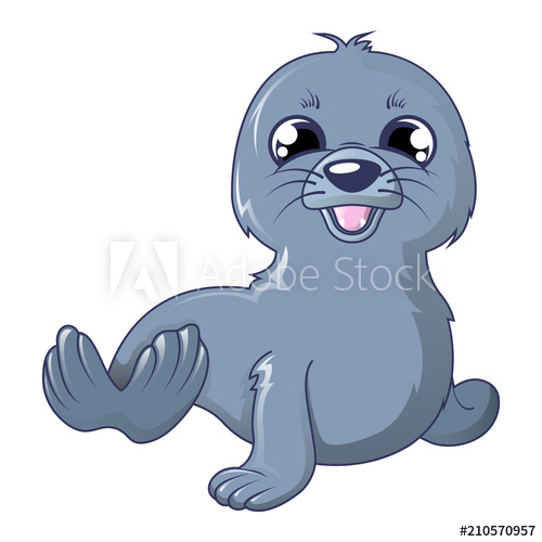 500x500 Walrus Icon Cartoon Of Walrus Vector Icon For Web Design Isolated