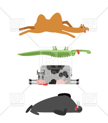 352x400 Dead Animals Set