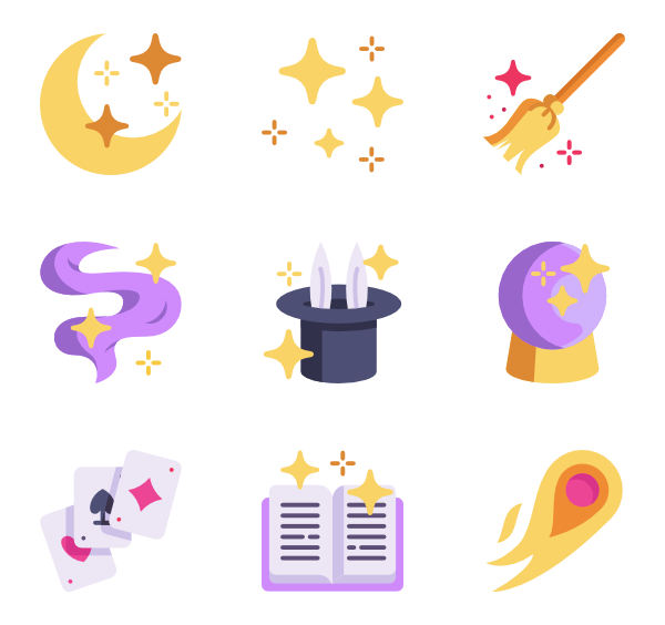 600x564 Magic Wand Icons