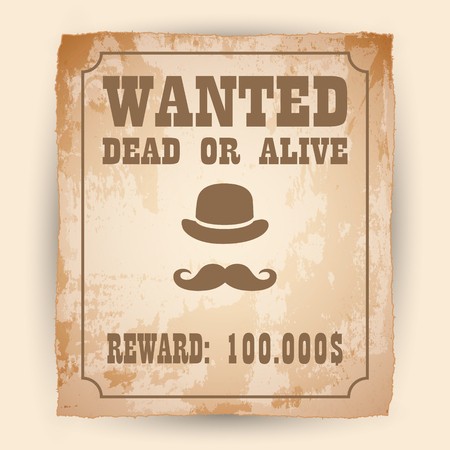 A Old Wanted Posters Vector Wanted Poster Image Royalty Free 450x450 A Old Wanted Posters Vector Wanted Poster Image Royalty Free
