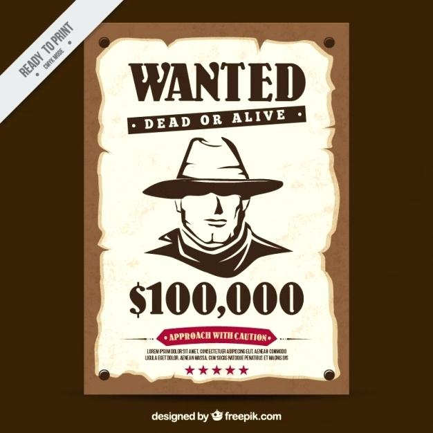Western Wanted Poster Free Vector Font Old 626x626 Western Wanted Poster Free Vector Font Old
