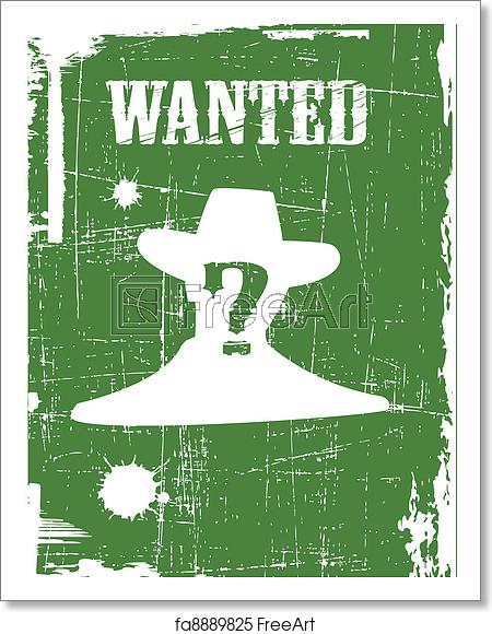 Free Art Print Of The Vector Wanted Poster Image Freeart 450x580 Free Art Print Of The Vector Wanted Poster Image Freeart