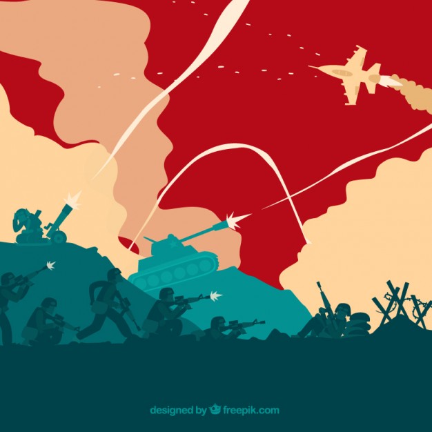War Illustration Vector Free Download 626x626 War Illustration Vector Free Download