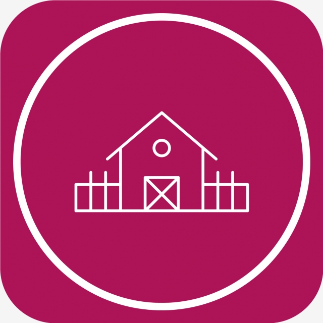 640x640 Vector Warehouse Icon, Building, Logistics, Real Estate Png