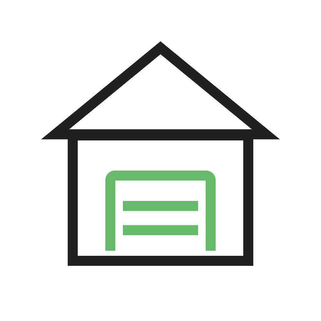 1024x1024 Warehouse Line Green Black Icon