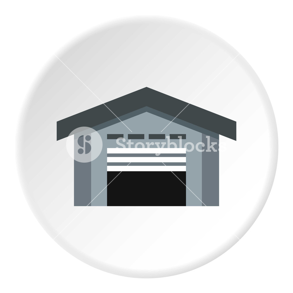 1000x1000 Warehouse Icon Flat Illustration Of Warehouse Vector Icon For Web