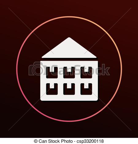 450x470 Logistics Freight Warehouse Icon Vector Clip Art