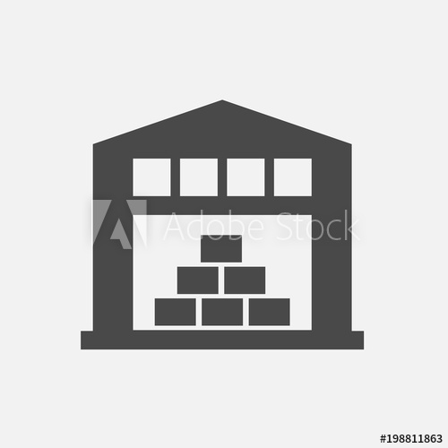 500x500 Warehouse Vector Icon Workshop