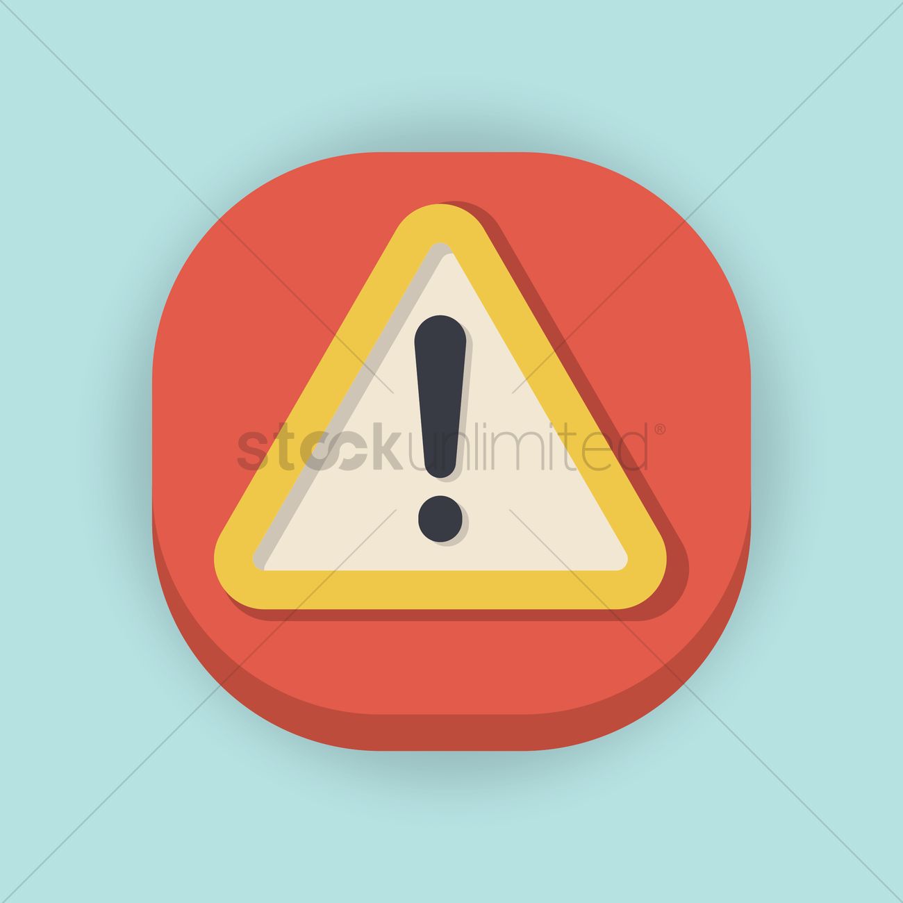1300x1300 Warning Icon Vector Image
