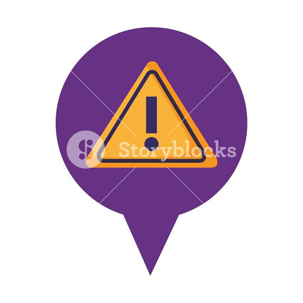 1000x1000 Infographic Design Template Web Warning Icon Vector Illustration
