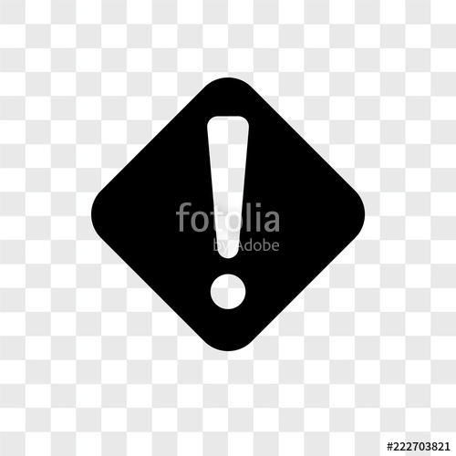 500x500 Warning Icons Isolated On Transparent Background Modern