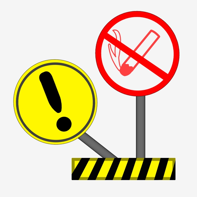 640x640 No Smoking Warning Sign, No Smoking, Danger, Warning Signs Png