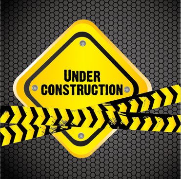 371x368 Construction Warning Sign Vectors Background Sentiments Vector