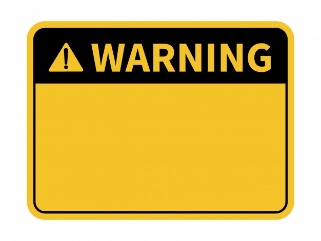 Warning Sign Free Vector at Vectorified.com | Collection of Warning ...