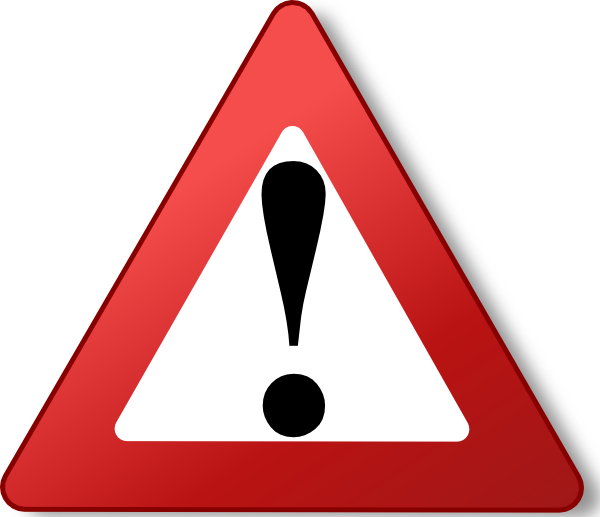 600x517 Warning Sign Clip Art