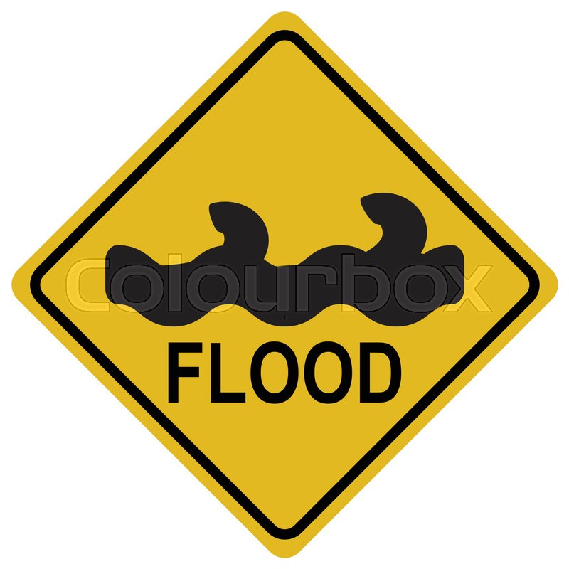800x800 Flood Icon Warning Sign Vector Stock Vector Colourbox