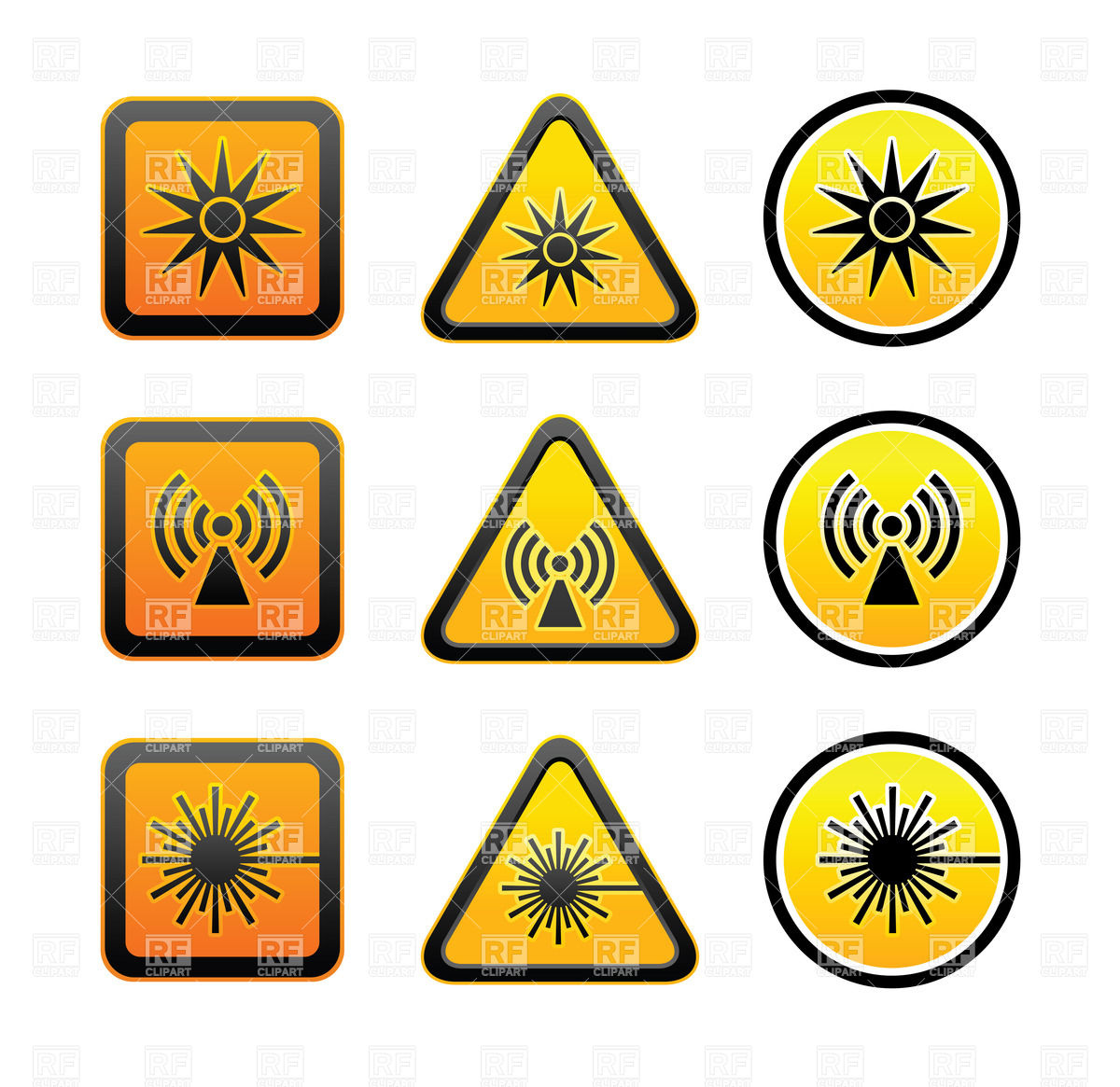 1200x1165 Hazard Warning Signs Vector Image Of Signs, Symbols, Maps