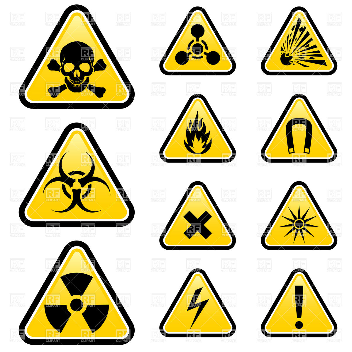 1200x1200 Signs Of Danger And Warning Signs And Icons Vector Image Of Signs