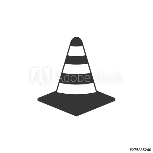 500x500 Traffic Warning Icon Template Black Color Editable Traffic