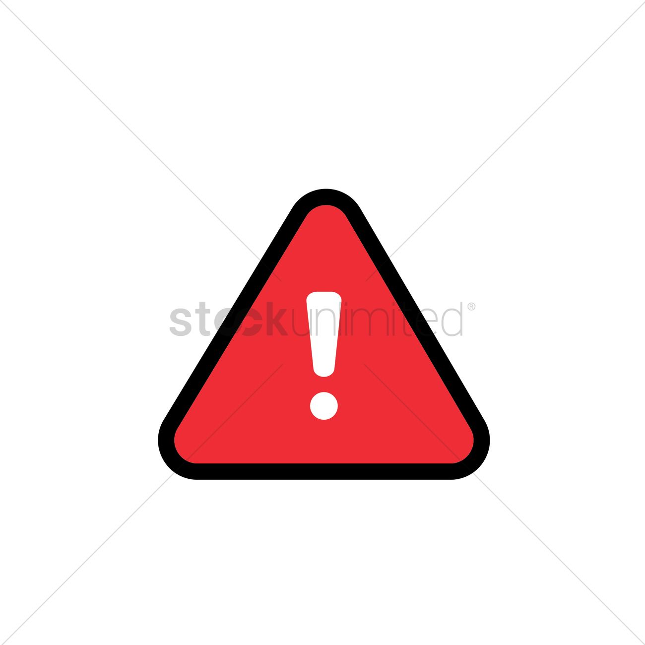 1300x1300 Warning Symbol Vector Image