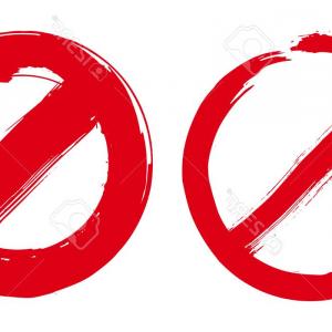 300x300 Photostock Vector Stop Signs Hand Drawn Design Elements Set