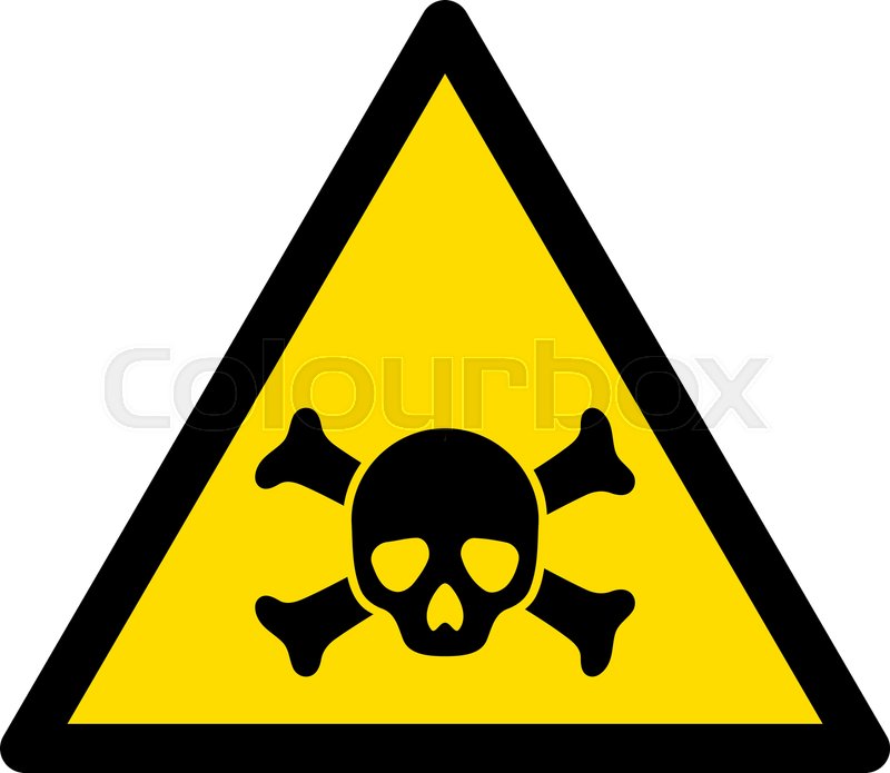 800x695 Skull Toxic Warning Vector Icon Stock Vector Colourbox