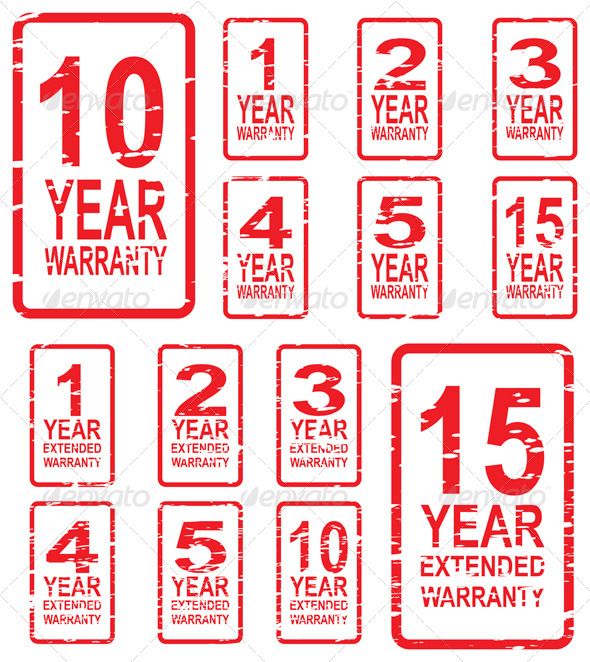 Red Rubber Stamp Vector For Warranty Concept, Including Year 590x662 Red Rubber Stamp Vector For Warranty Concept, Including Year