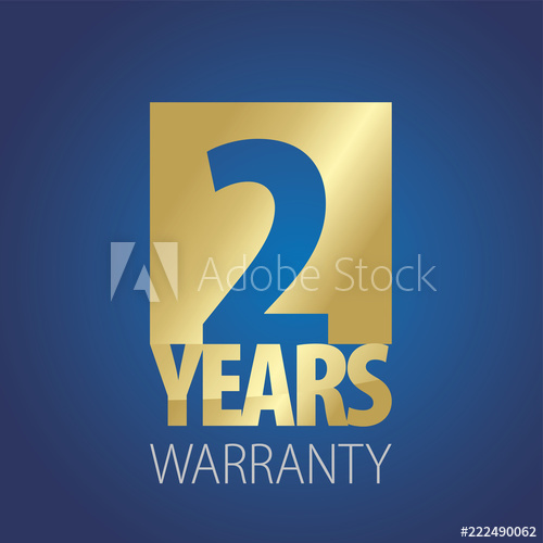 Years Warranty Gold Blue Logo Icon Button Stamp Vector 500x500 Years Warranty Gold Blue Logo Icon Button Stamp Vector