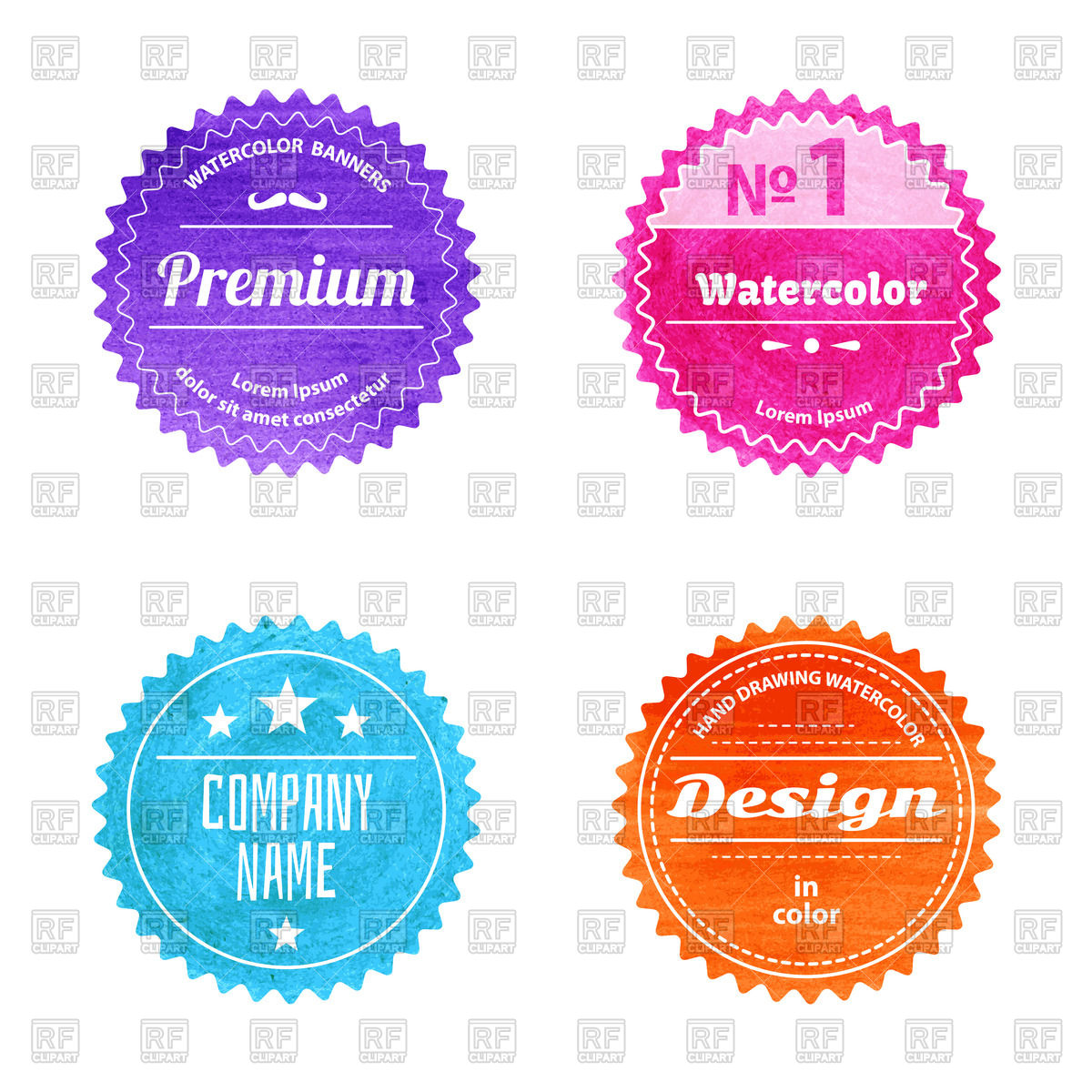 Cogged Round Emblems 1200x1200 Cogged Round Emblems