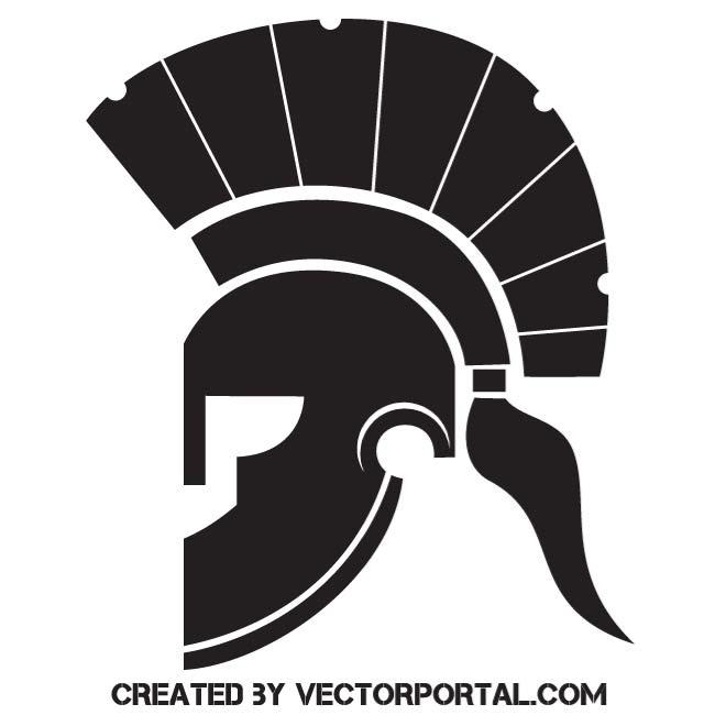 660x660 Roman Helmet Vector Clip Art