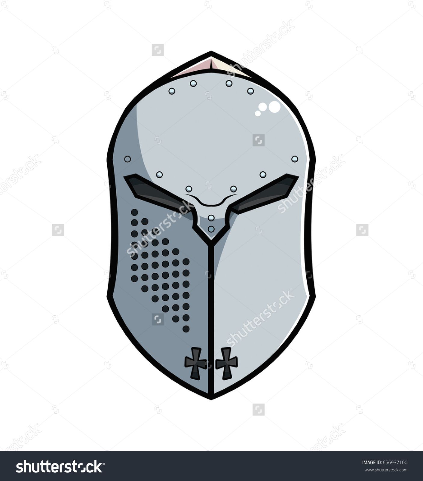 1407x1600 Spartan Warrior Helmet Vector Illustration For Sale