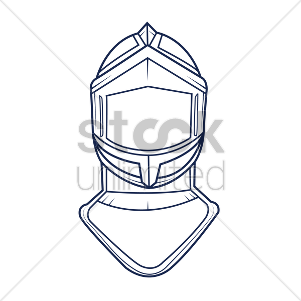 600x600 Warrior Helmet Vector Image