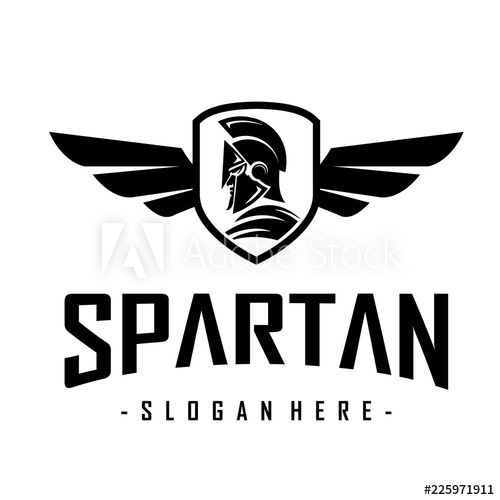500x500 Spartan Warrior Logo Vector