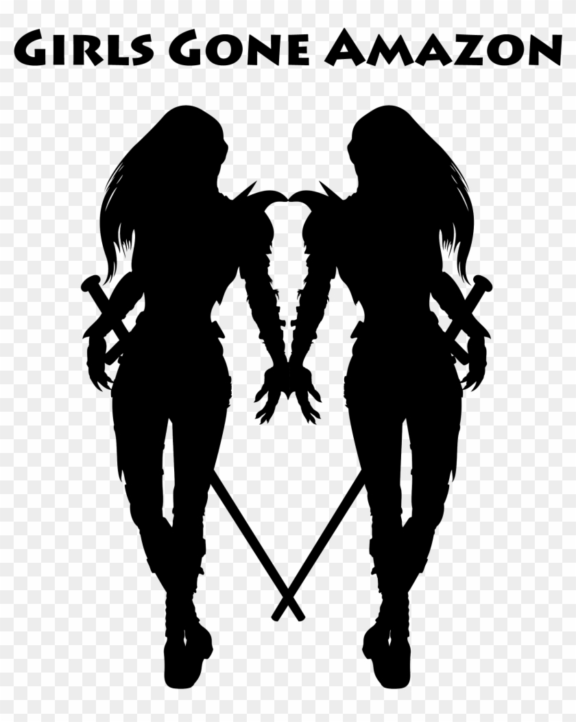 840x1052 Female Warrior Silhouette Vector, Hd Png Download