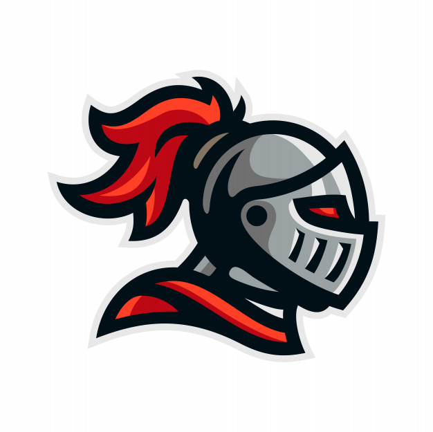 626x625 Knight Warrior Logo Mascot Template Vector Illustration Vector