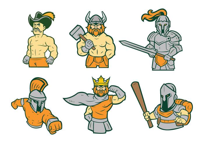 700x490 Warrior Free Vector Art