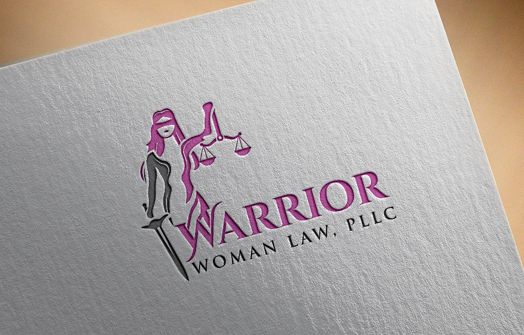 1024x655 Professional, Bold Logo Design For Warrior Woman Law, Pllc