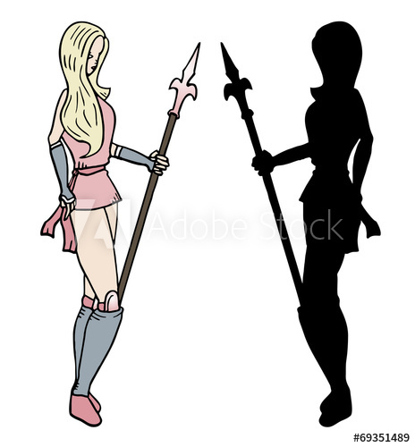 464x500 Warrior Woman