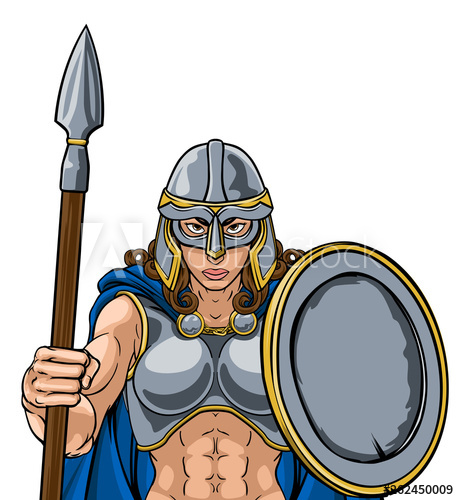 459x500 A Female Viking, Trojan Spartan Or Celtic Warrior Woman Gladiator