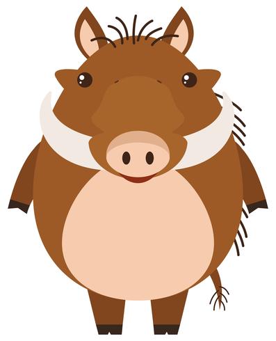 397x490 Warthog On White Background