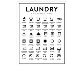 340x270 Laundry Symbols Etsy
