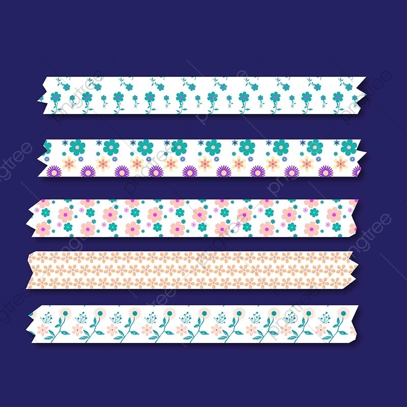 Vector Washi Tape, Beautiful, Washi Tape, Paper Png And Vector 800x800 Vector Washi Tape, Beautiful, Washi Tape, Paper Png And Vector