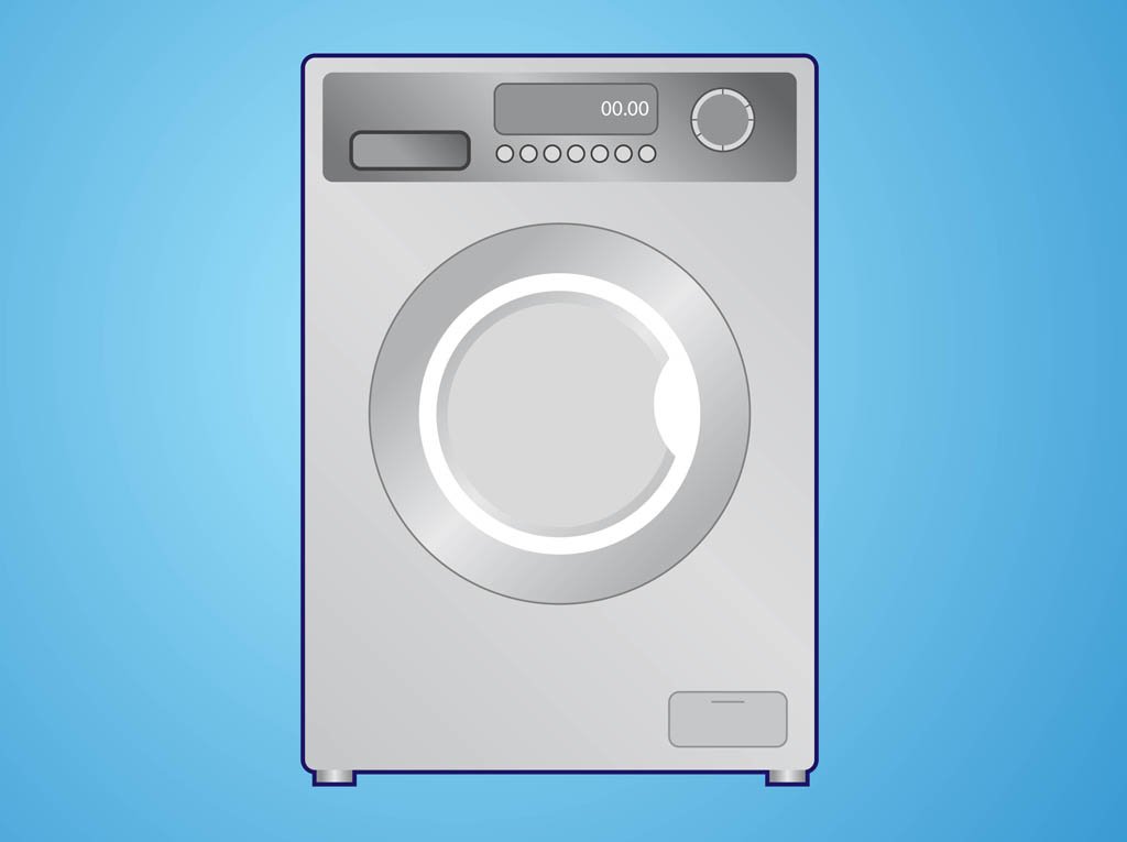 Washing Machine Vector Vector Art Graphics 1024x765 Washing Machine Vector Vector Art Graphics