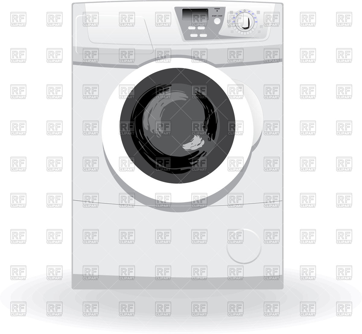 Washing Machine Vector Image Of Objects Leonido 1200x1107 Washing Machine Vector Image Of Objects Leonido
