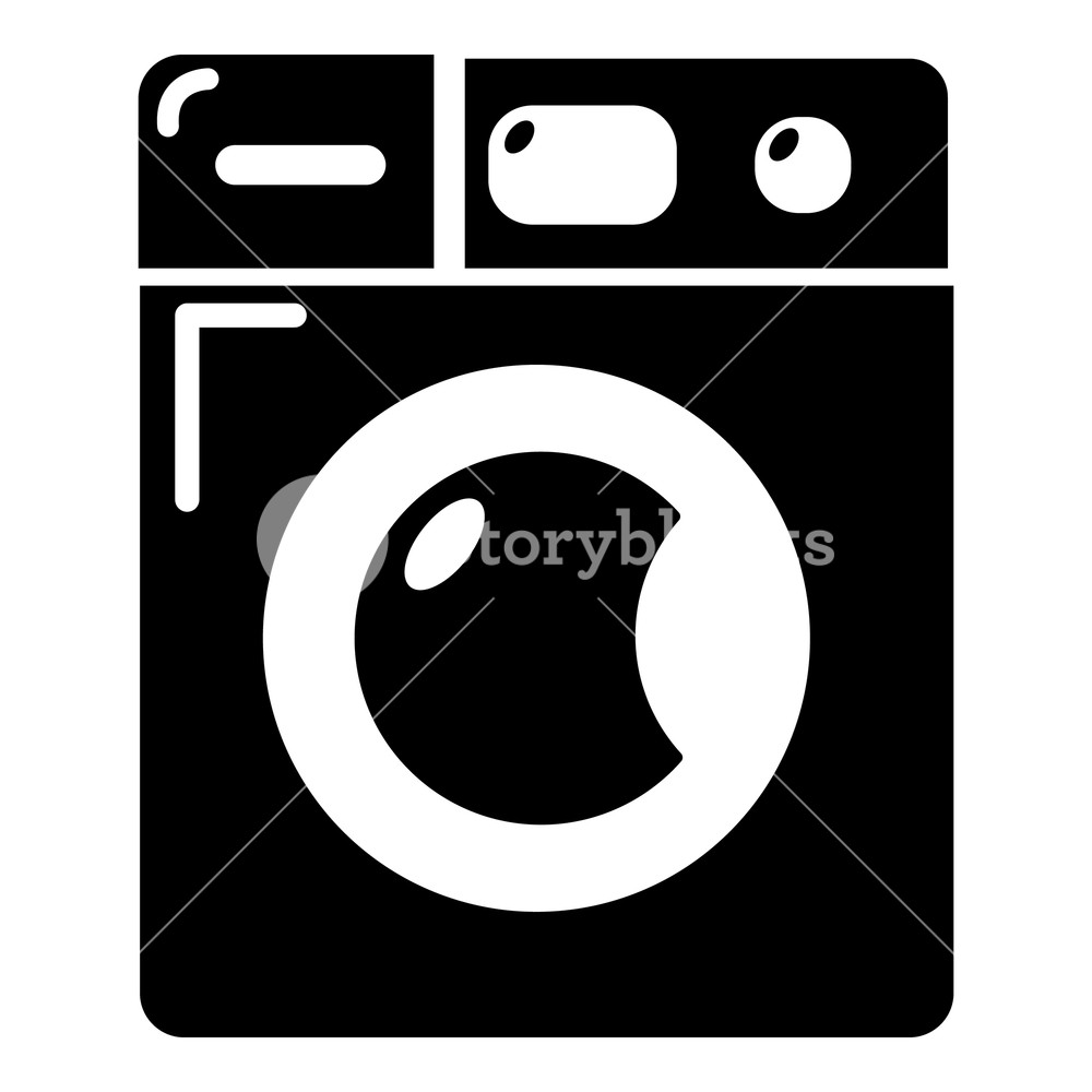 1000x1000 Washing Machine Icon Simple Illustration Of Washing Machine